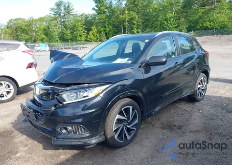 2019 Honda Hr-V Sport z USA, uszkodzony, nr VIN 3CZRU6H14KM738292